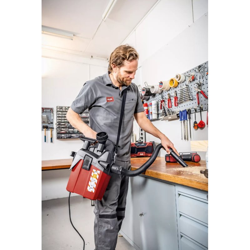 Flex VC 6 L MC Noir, Rouge 1200 W