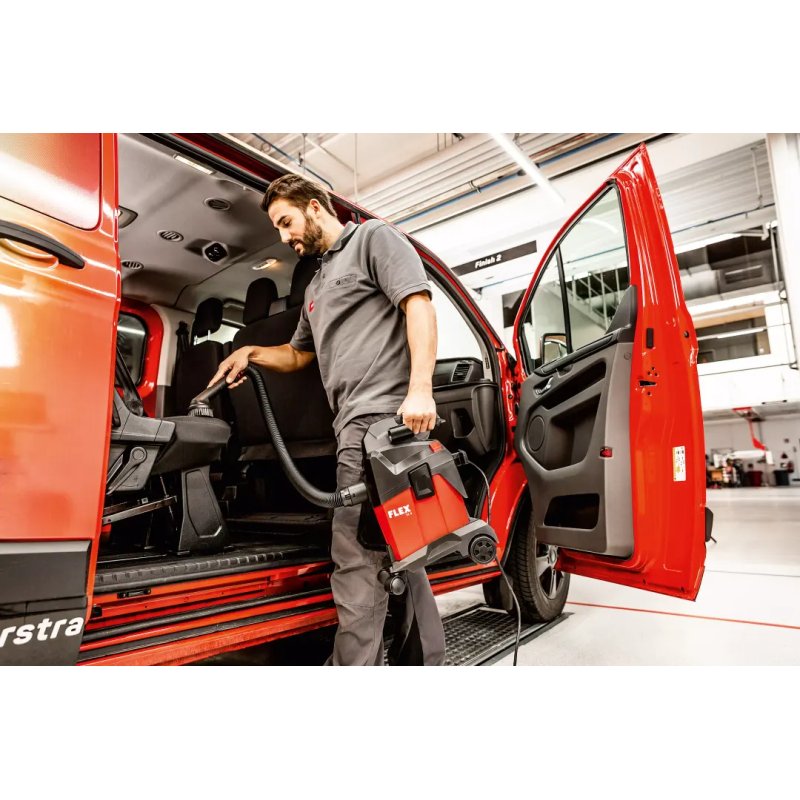 Flex VC 6 L MC Noir, Rouge 1200 W