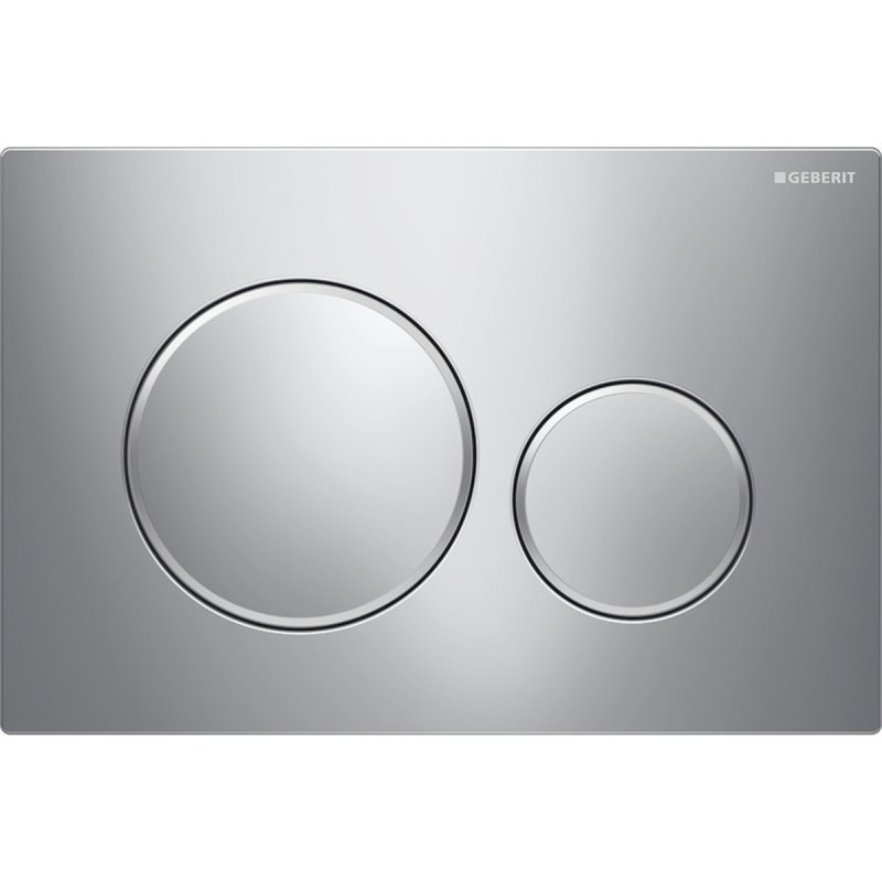 Plaque de commande Sigma - GEBERIT - Chrome - Brillant - Mat -115.882.KH.1