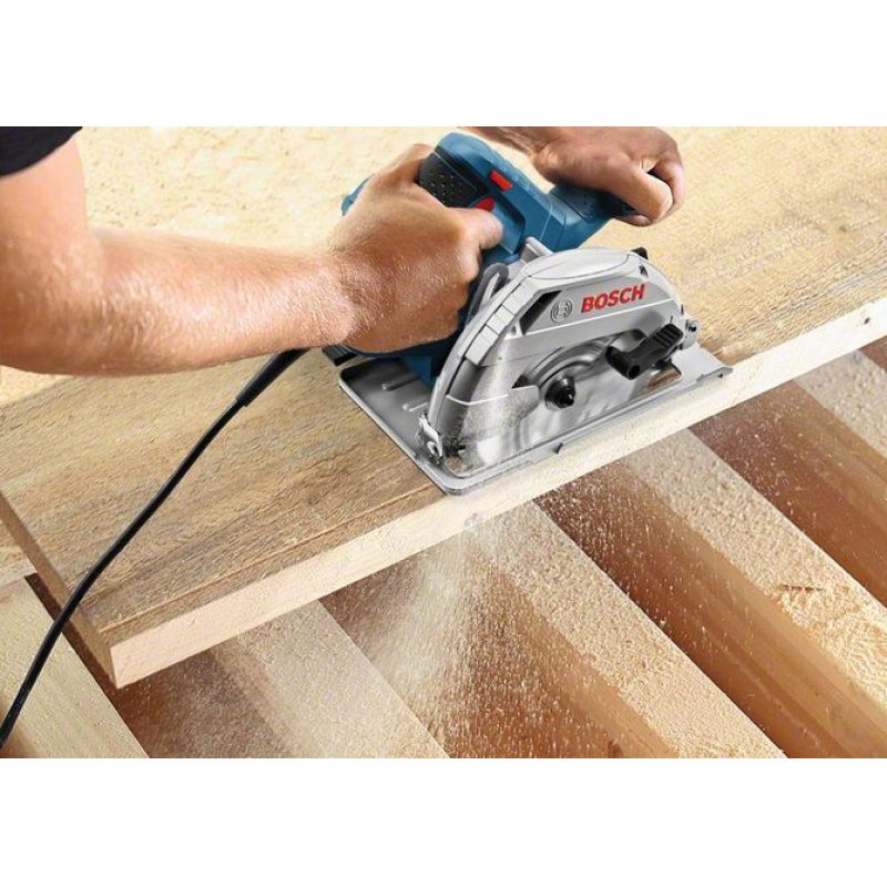 Scie circulaire BOSCH GKS 165 Professional - 1100 W Ø 165 mm - 0601676100