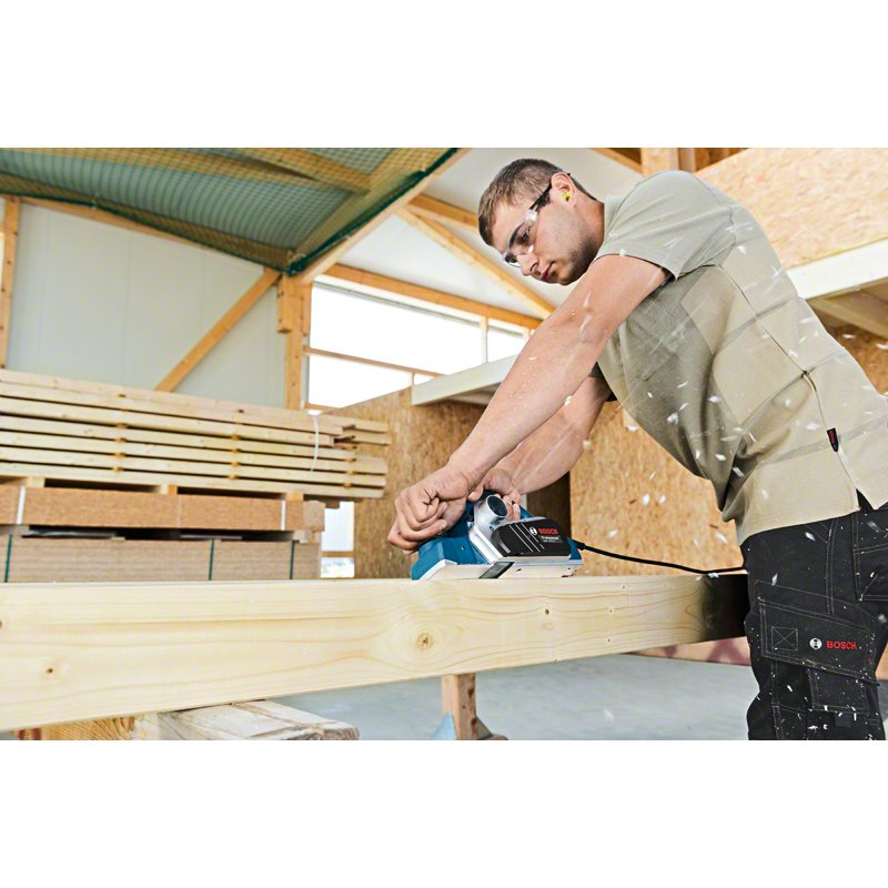 Rabot GHO 26-82D 710W - BOSCH - Avec sac à poussières - 06015A4301