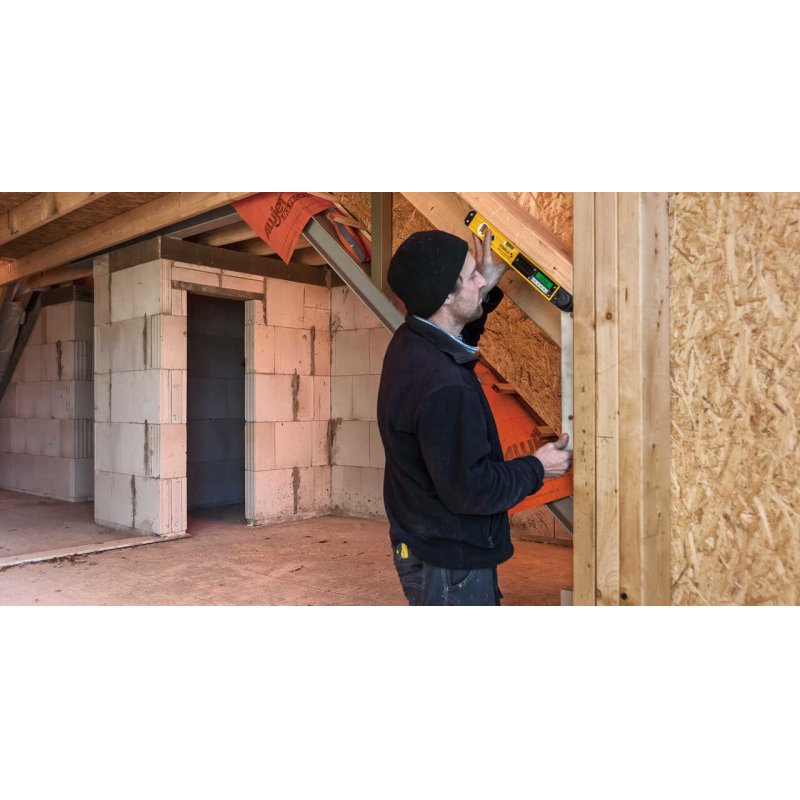 Stabila TECH 700 DA niveau 0,45 m Noir, Jaune