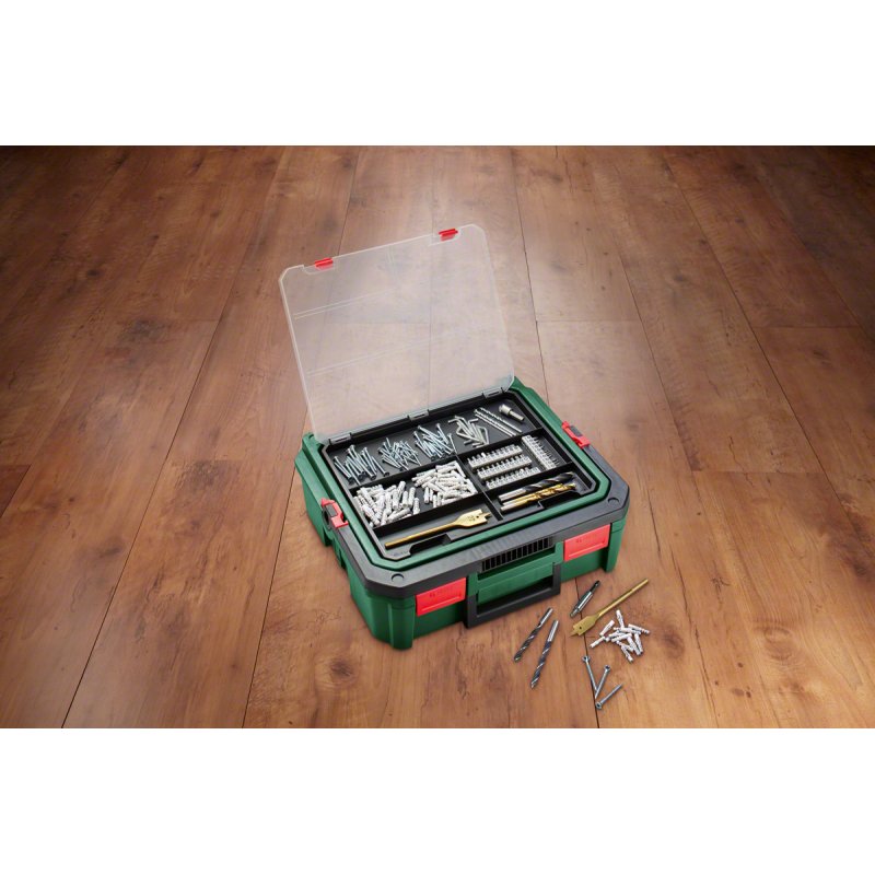 Bosch PSR 1800 SystemBox 1350 tr/min Sans clé 1,2 kg Noir, Vert, Rouge