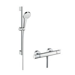 Combi douche Vario avec barre 65 cm - Ecostat Comfort - HANSGROHE - 27013400