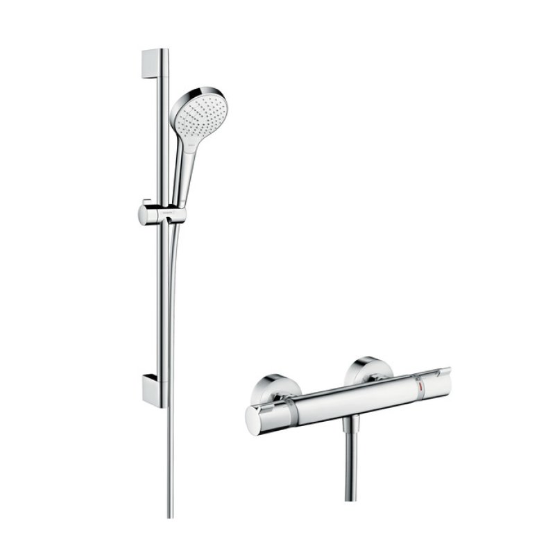 Combi douche Vario avec barre 65 cm - Ecostat Comfort - HANSGROHE - 27013400