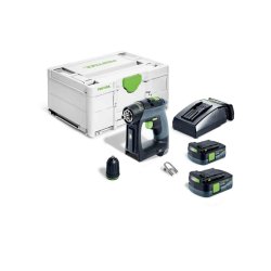 Perceuse-visseuse sans fil CXS 12 2,5-Plus - FESTOOL - avec 2 batteries 12V 2.5 Ah - chargeur - systainer - 576864