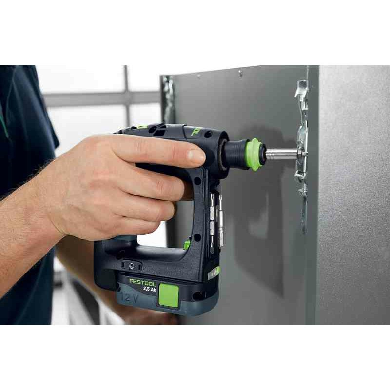 Perceuse-visseuse sans fil CXS 12 2,5-Plus - FESTOOL - avec 2 batteries 12V 2.5 Ah - chargeur - systainer - 576864
