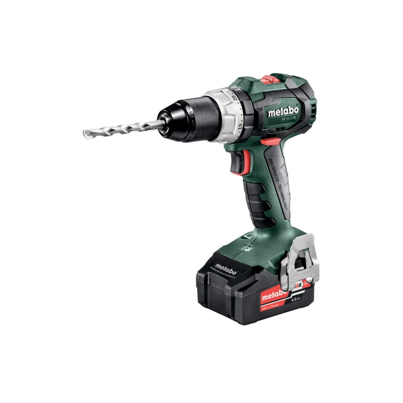 Perceuse à percussion METABO - SB 18V - LT BL 2 x 4,0 Ah Li-Power, ASC 55, coffret - 602316500