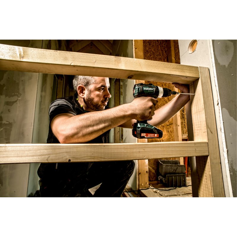 Metabo SB 18 LT BL 2100 tr/min Sans clé 1,8 kg Noir, Gris