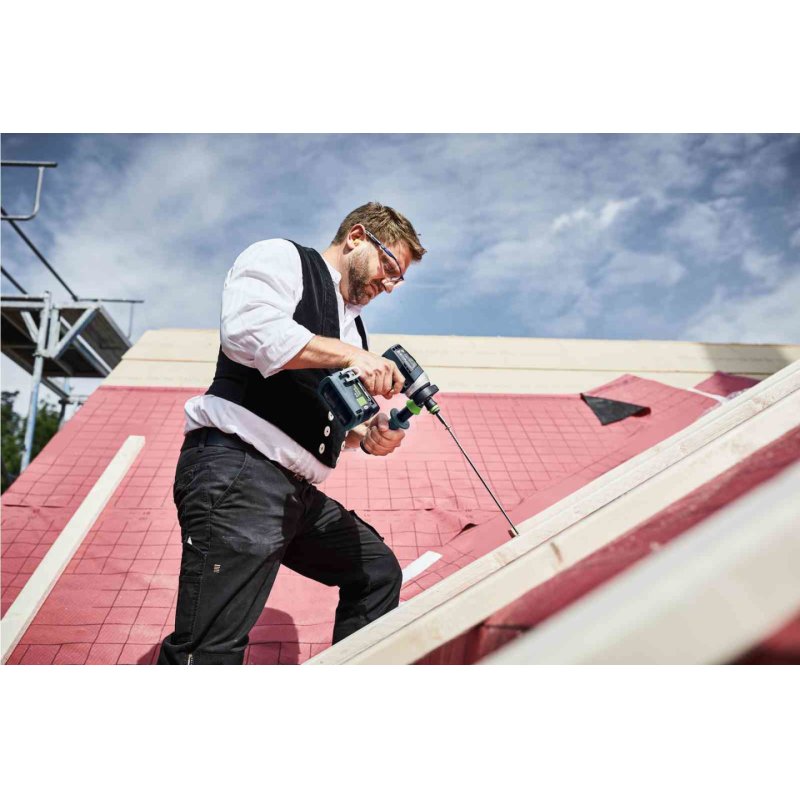 Perceuse-visseuse à percussion sans fil QUADRIVE TPC 18/4-Basic - FESTOOL - sans batterie - Systainer - 575604