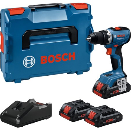 Bosch GSR 18V-65 Professional 2100 RPM Key 1.06 kg Black, Blue