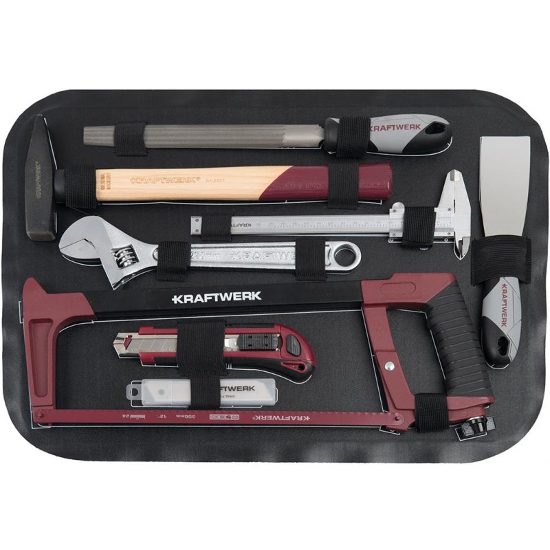 Mallette d'outils en ABS B100 KRAFTWERK - 170 pièces - 202.100.100