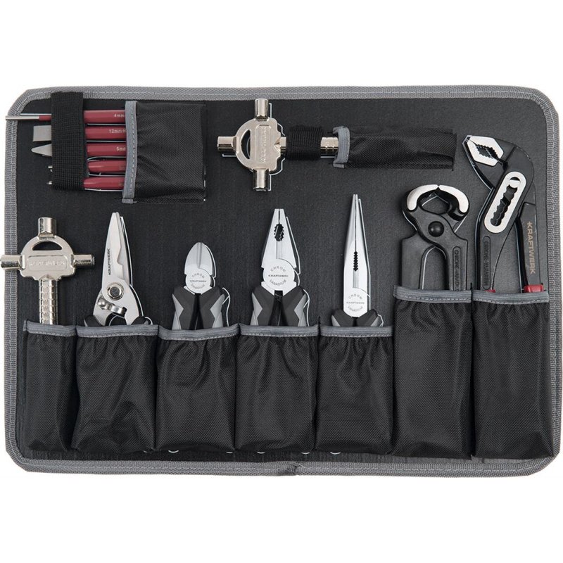 Mallette d'outils en ABS B100 KRAFTWERK - 170 pièces - 202.100.100