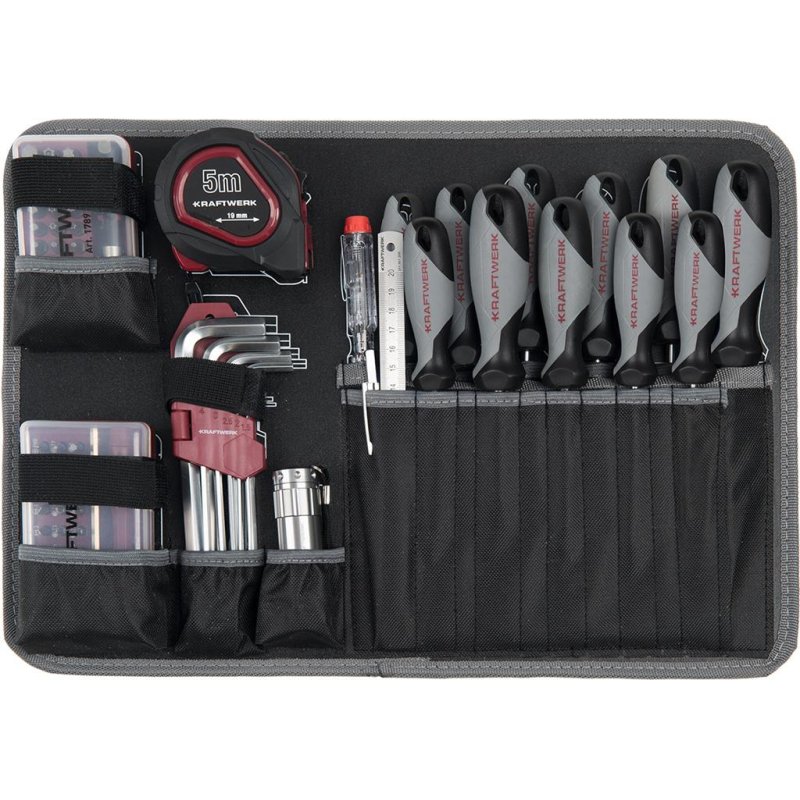 Mallette d'outils en ABS B100 KRAFTWERK - 170 pièces - 202.100.100