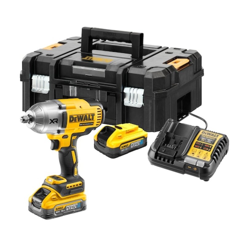 Boulonneuse 1/2? XR 18V DEWALT 5Ah Li-Ion Brushless 1396 Nm Jonc de Sécurité - DCF900H2T-QW