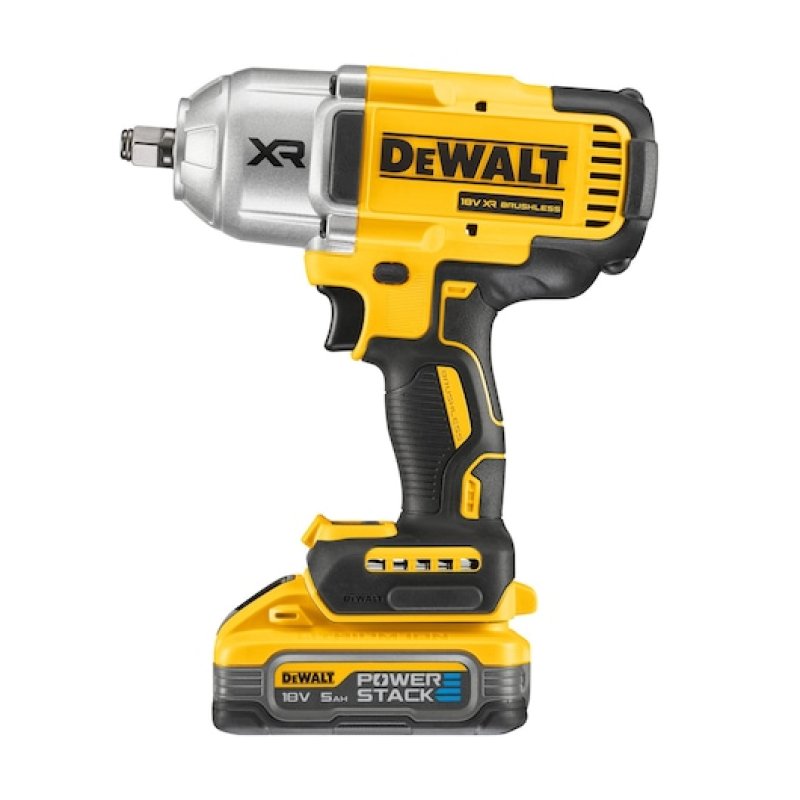 Boulonneuse 1/2? XR 18V DEWALT 5Ah Li-Ion Brushless 1396 Nm Jonc de Sécurité - DCF900H2T-QW