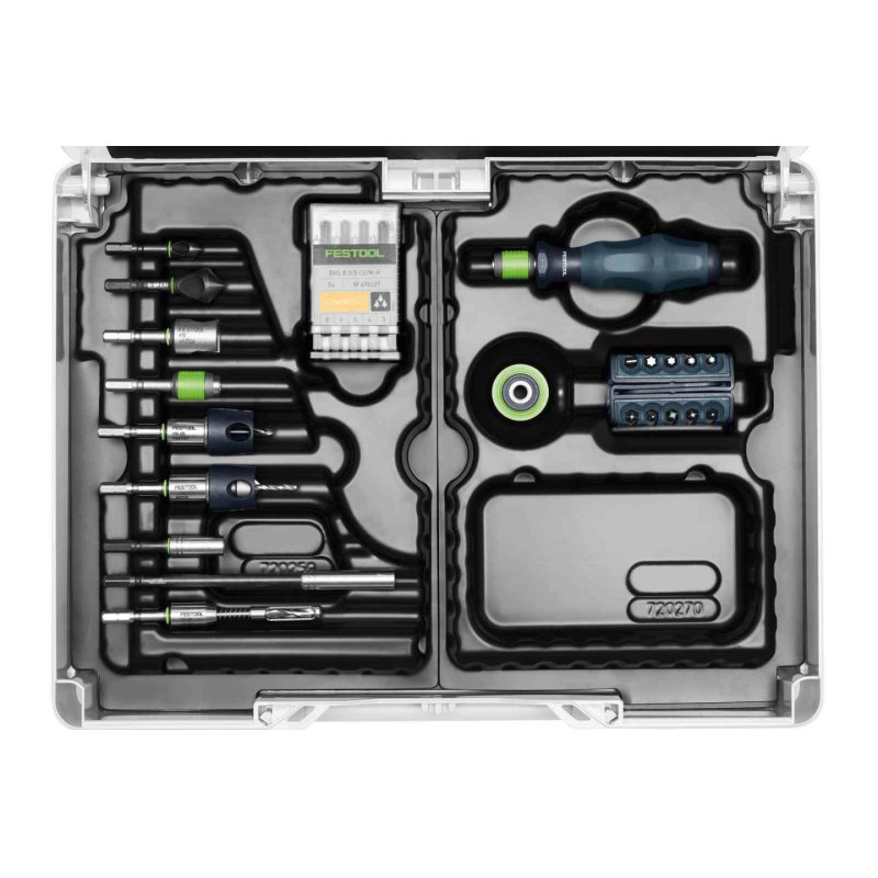 Set de montage FESTOOL SYS3 M 89 ORG CE-SORT - 104 accessoires - 576804
