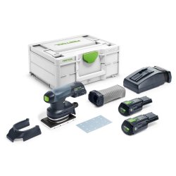 Ponceuse vibrante hybride FESTOOL RTSC 400 3,0 I-Plus 2 batteries 3.0 Ah - 577686