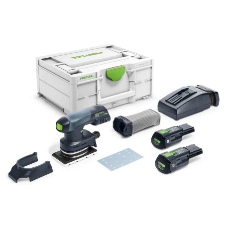 Ponceuse vibrante hybride FESTOOL RTSC 400 3,0 I-Plus 2 batteries 3.0 Ah - 577686