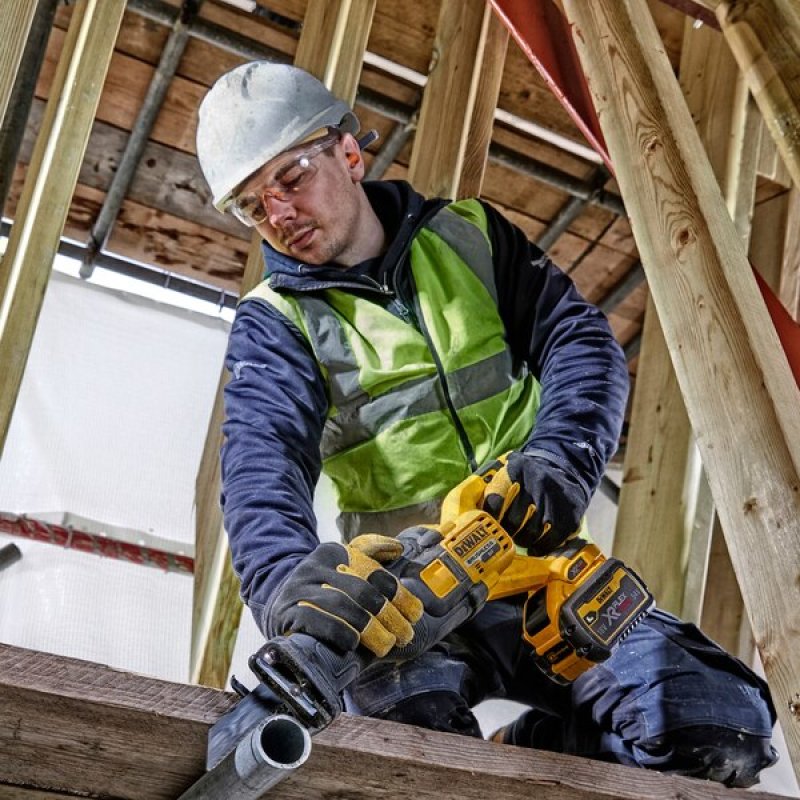 DeWALT DCS389T2-QW Scies alternatives 3000 spm Noir, Jaune