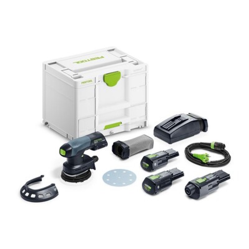 Ponceuse excentrique sans fil ETSC 125 3,0 I-Set - FESTOOL - avec 2 Batteries 18V 3.0Ah - chargeur - Systainer - 578142