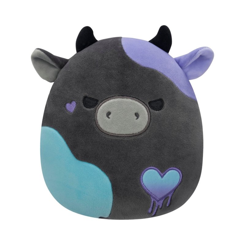 Squishmallows - 19 cm Love - Smithereens the Charcoal Grey Cow