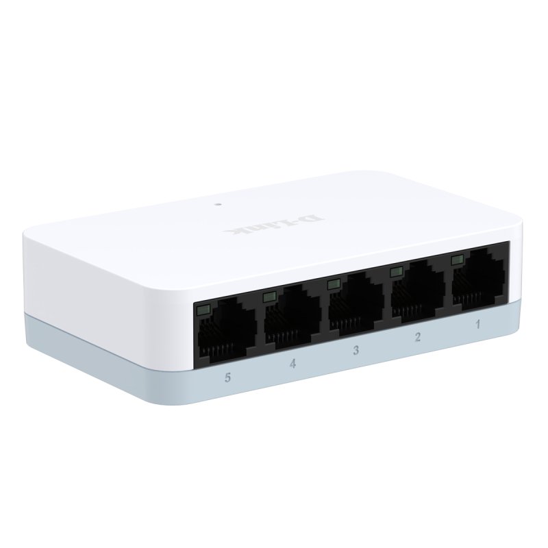 D-LINK 5ports 10/100 Mbps - Plastique