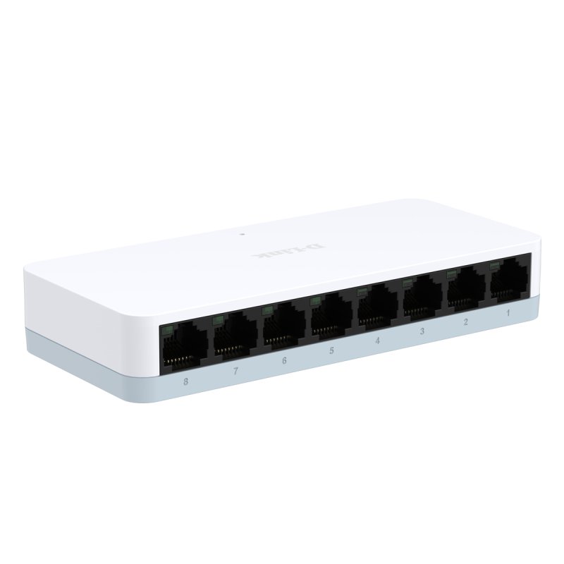D-LINK 8 ports 10/100 Mbps - Plastique