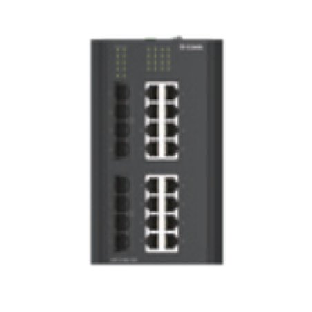 D-Link 24-Port Gigabit Industrial Managed Switch with 4 x 10G SFP and 4 x SFP Ports