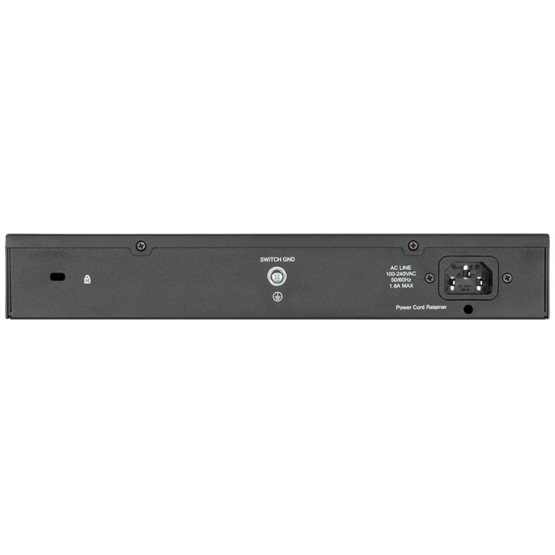 D-Link DGS-1100-18PV2 network switch Managed L2 Gigabit Ethernet (10/100/1000) Power over Ethernet (PoE) 1U Black