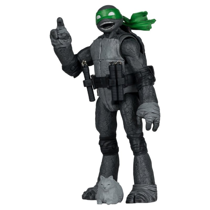 Teenage Mutant Ninja Turtles Page Punchers Action Figure Michelangelo (Black White & Green) (Red Platinum Edition) 13 cm
