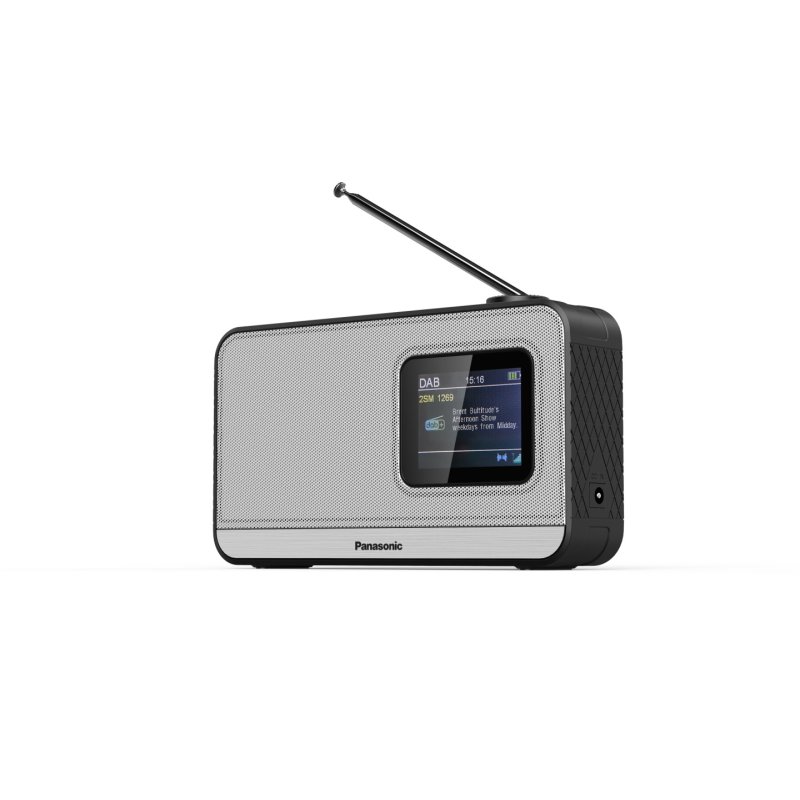 Panasonic RF-D15EG Tragbares DAB-Radio 3 Watt silver