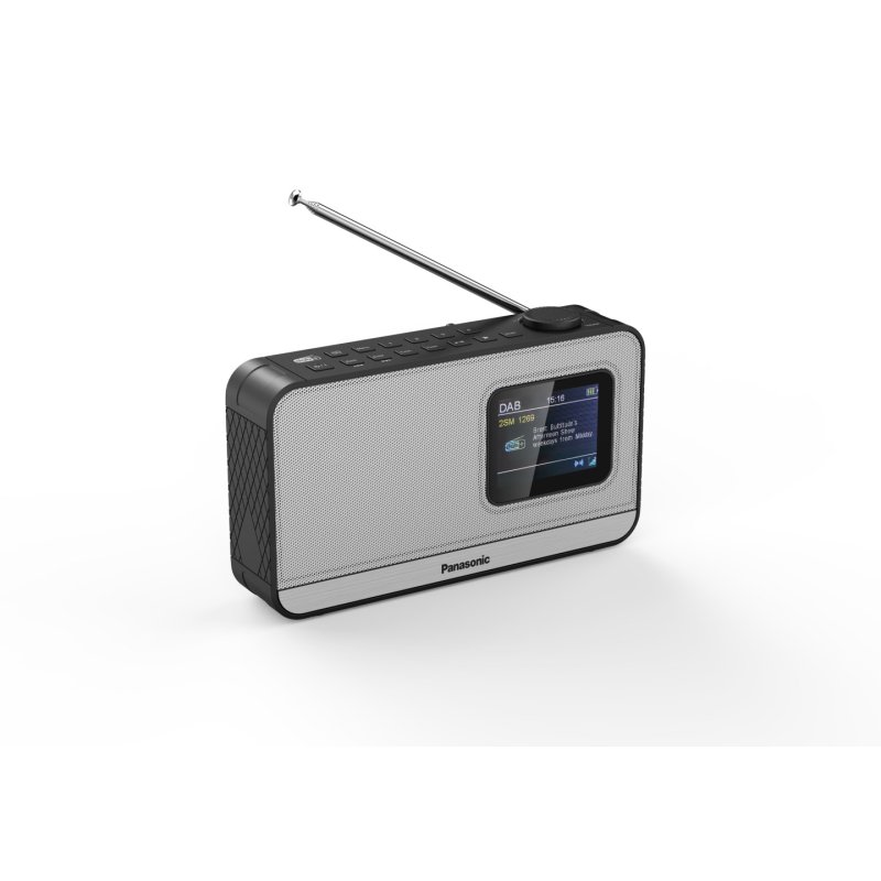 Panasonic RF-D15 Portable Numérique Noir, Argent