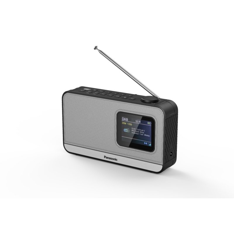 Panasonic RF-D15EG Tragbares DAB-Radio 3 Watt silver