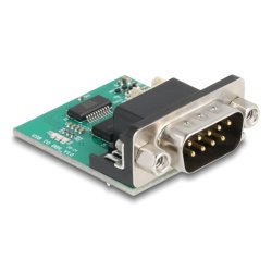 DeLOCK 90781 serial converter/repeater/isolator USB 2.0 RS-232 Black, Green