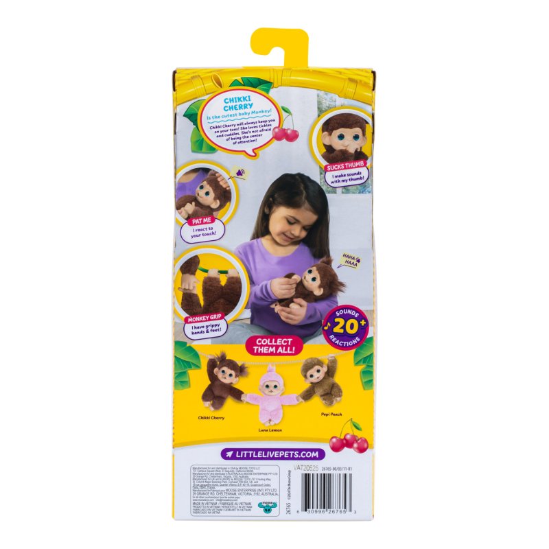 MOOSE LLP MB S3 MINI MONKEY Einzelpack - BROWN CHERRI