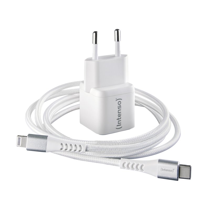 Intenso 7803052 mobile device charger Universal White AC Fast charging Indoor