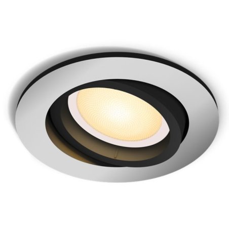 Philips Hue White Amb.Milliskin Einbausp rund alum.350lm Erw