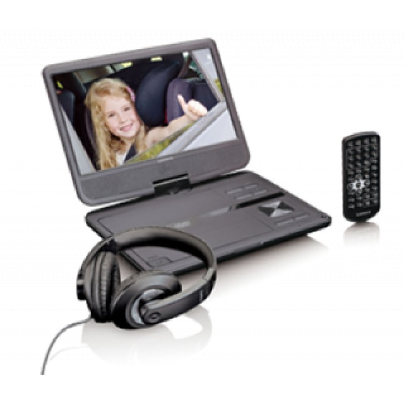 Lenco DVP-1010 Portable DVD player Convertible 25.4 cm (10") 1024 x 600 pixels Black