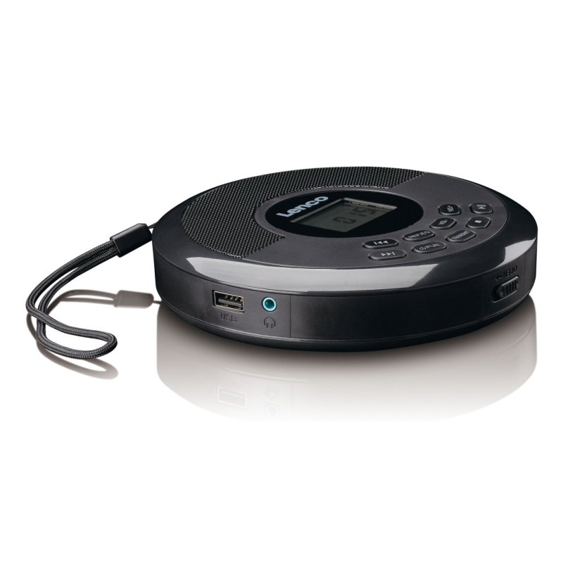 Lenco CD-340BK Noir Lecteur CD portable