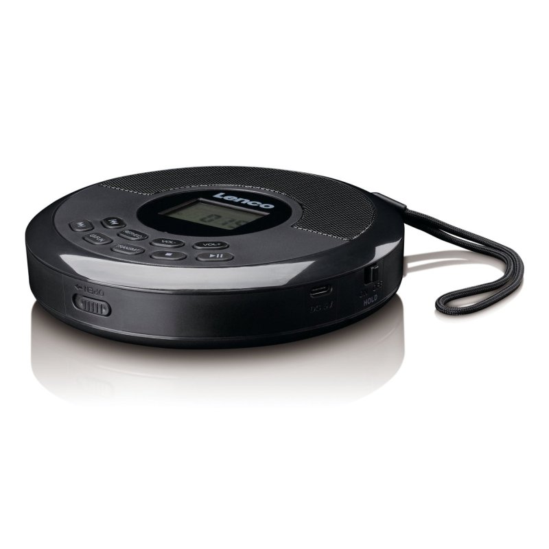 Lenco CD-340BK Noir Lecteur CD portable