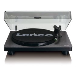 Lenco L-30BK platine Tourne-disque entraîné par courroie Noir Semi-automatique