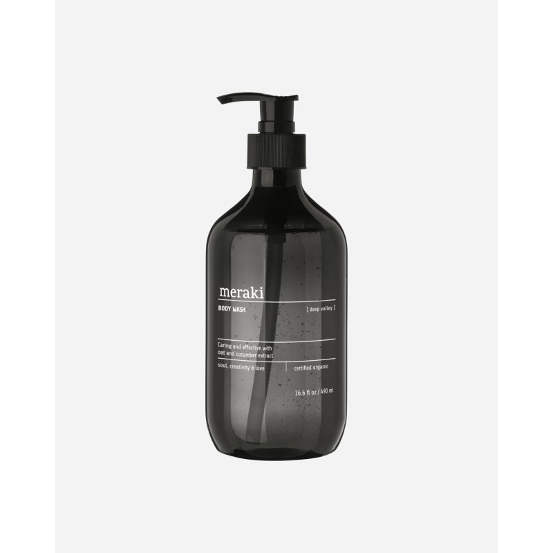 Meraki - Body Wash, Deep Valley - Grey - 490 ml