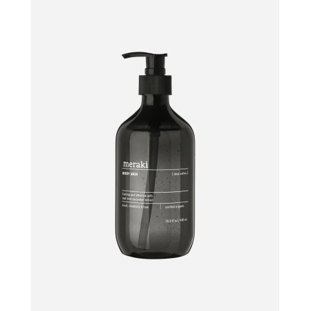 Meraki - Body Wash, Deep Valley - Grey - 490 ml