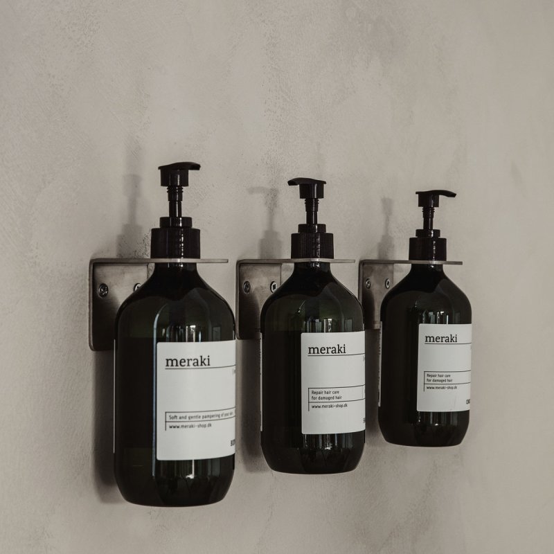 Meraki - Bottle hanger - Brushed silver finish