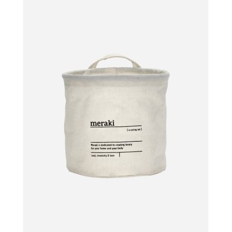 Meraki - Storage Basket MKCaring - White