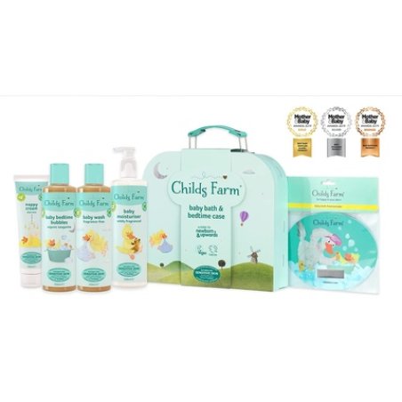 Childs Farm Baby Gift Case Baby Wash Foam Bath Baby Moisturizer Nappy Cream