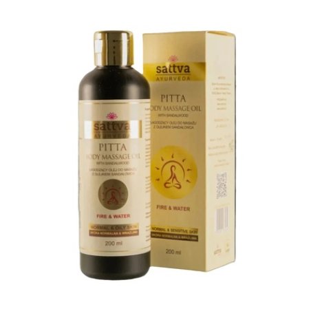 Sattva Pitta Body Massage Oil Fire & Water 200ml