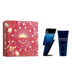 Carolina Herrera Bad Boy Cobalt Men 3.4oz EDP Spray and Shower Gel