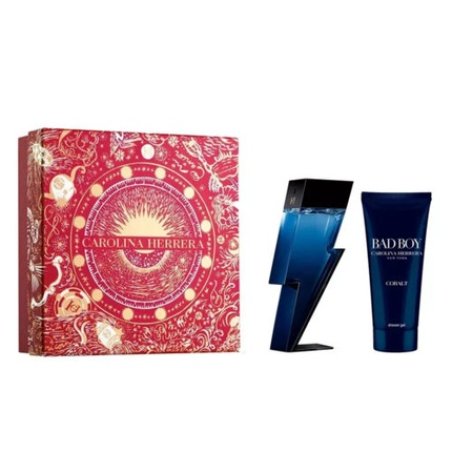 Carolina Herrera Bad Boy Cobalt Men 3.4oz EDP Spray and Shower Gel